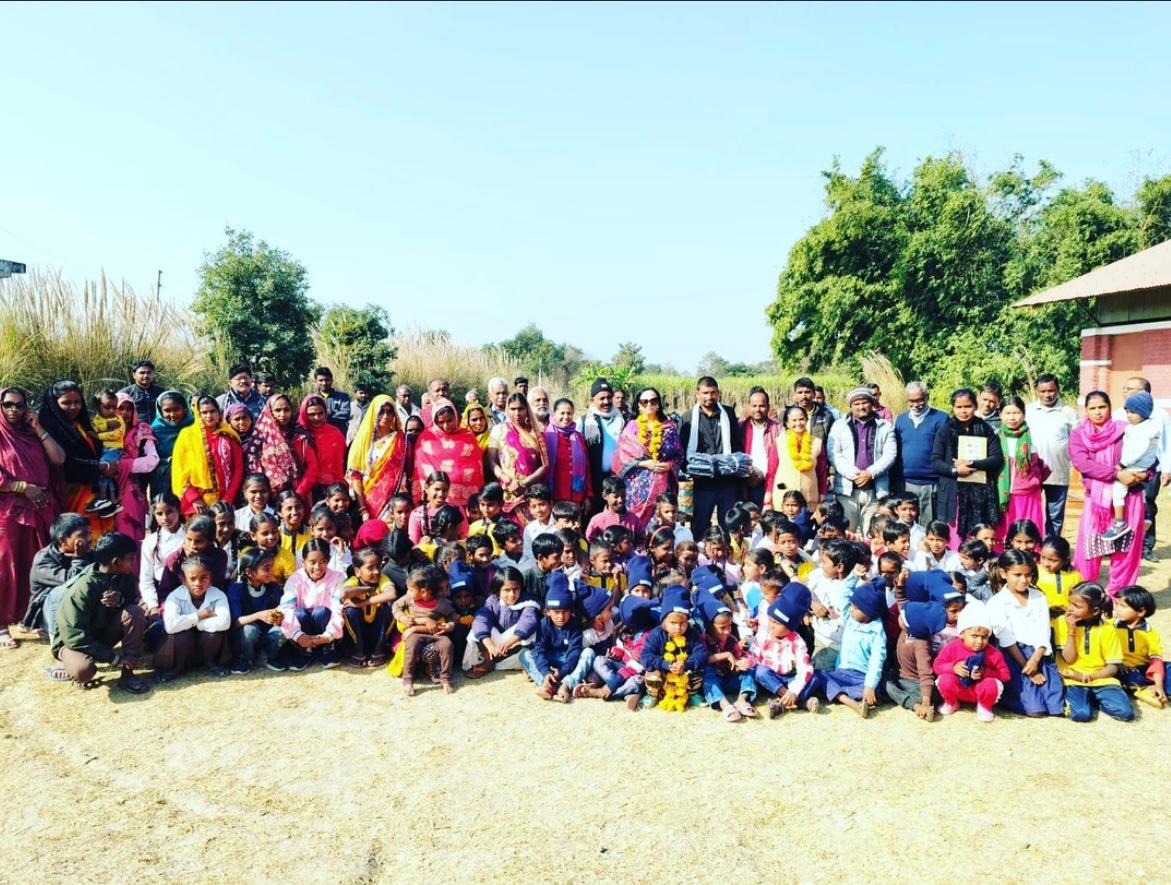 Sweater Distribution to the students of shree shiva ganga primary school in susta,nawalparasi